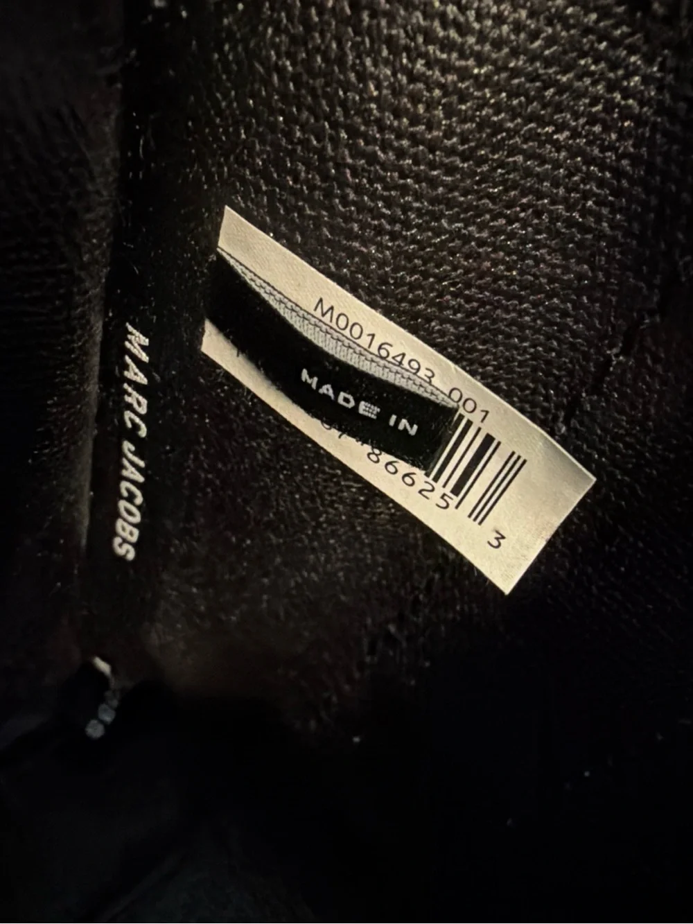 Marc Jacobs Black Canvas 'The Tote Bag' Small Tote with Crossbody Strap